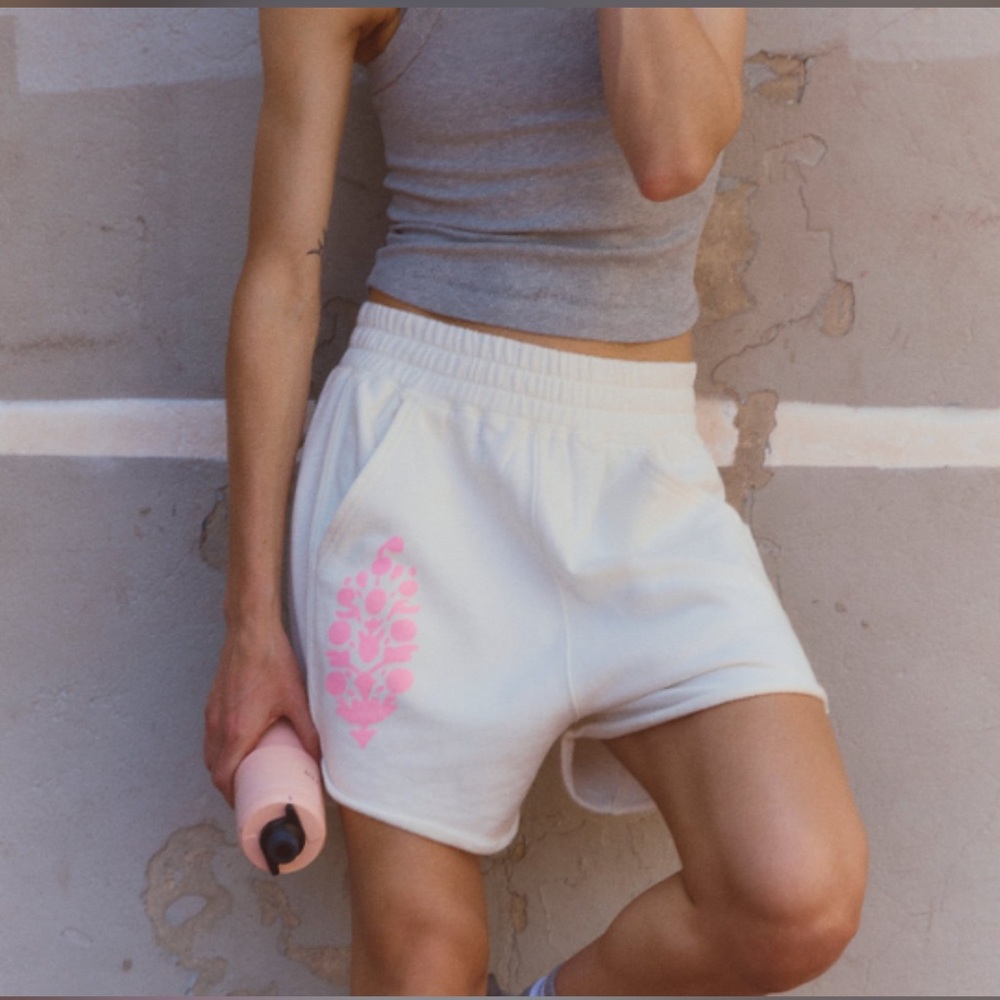 NWT! FP Free People Movement All Star Logo Shorts Sz M